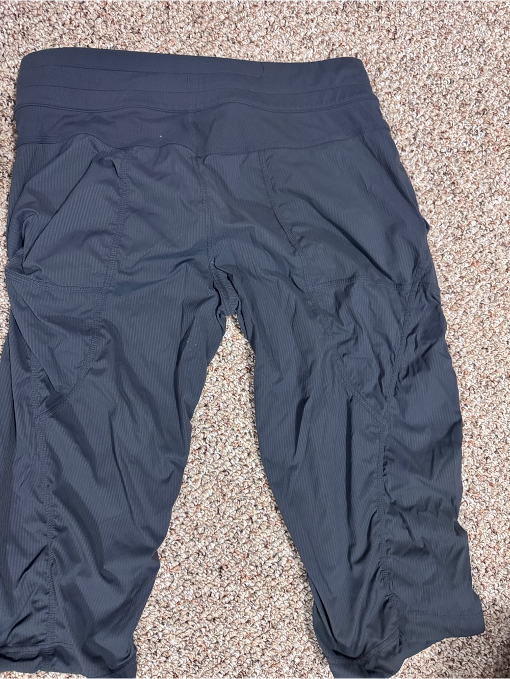 lululemon athletica Dark Gray Cropped Active Capris